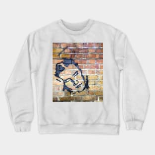 Street Art Face Crewneck Sweatshirt